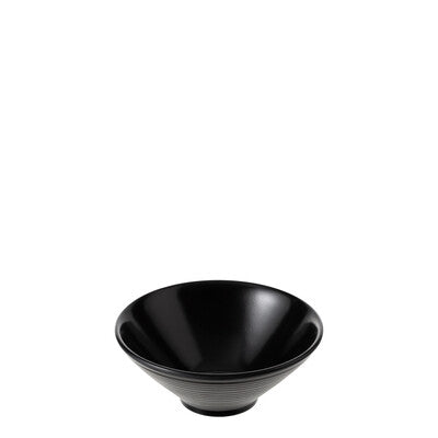 828741 - Matte Black Round Conical Bowl - COU COU Melamine (Set of 6)