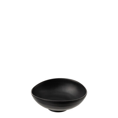 828746 - Matte Black Oval Bowl - COU COU Melamine (Set of 6)