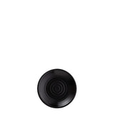 828751 - Matte Black Round Coupe Plate - COU COU Melamine (Set of 6)