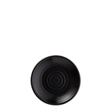 828751 - Matte Black Round Coupe Plate - COU COU Melamine (Set of 6)