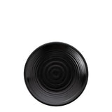 828751 - Matte Black Round Coupe Plate - COU COU Melamine (Set of 6)