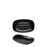 828774 - Matte Black Oblong Plate - COU COU Melamine (Set of 6)