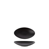 828781 - Matte Black Oval Plate- COU COU Melamine (Set of 6)