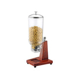 Cereal Dispenser-Single - Wood Base - 7.0lt