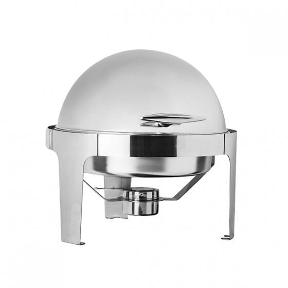 Roll Top Chafer-18/10 - Round - 475mm