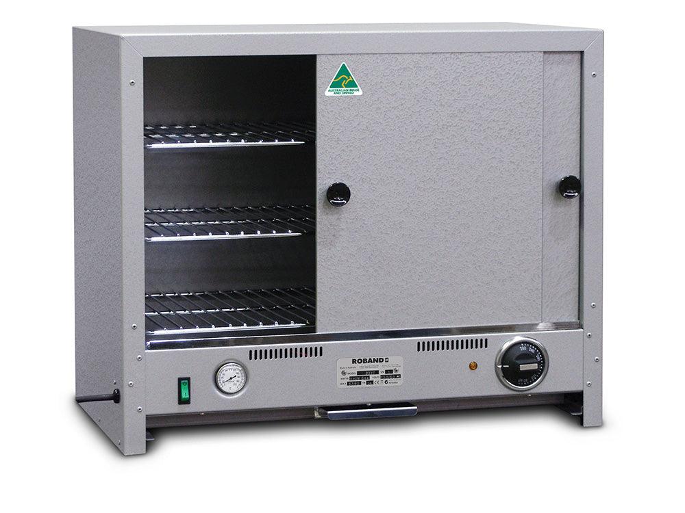 Roband 83DT Hammertone Pie Warmer with Sliding Doors (40 Pies)