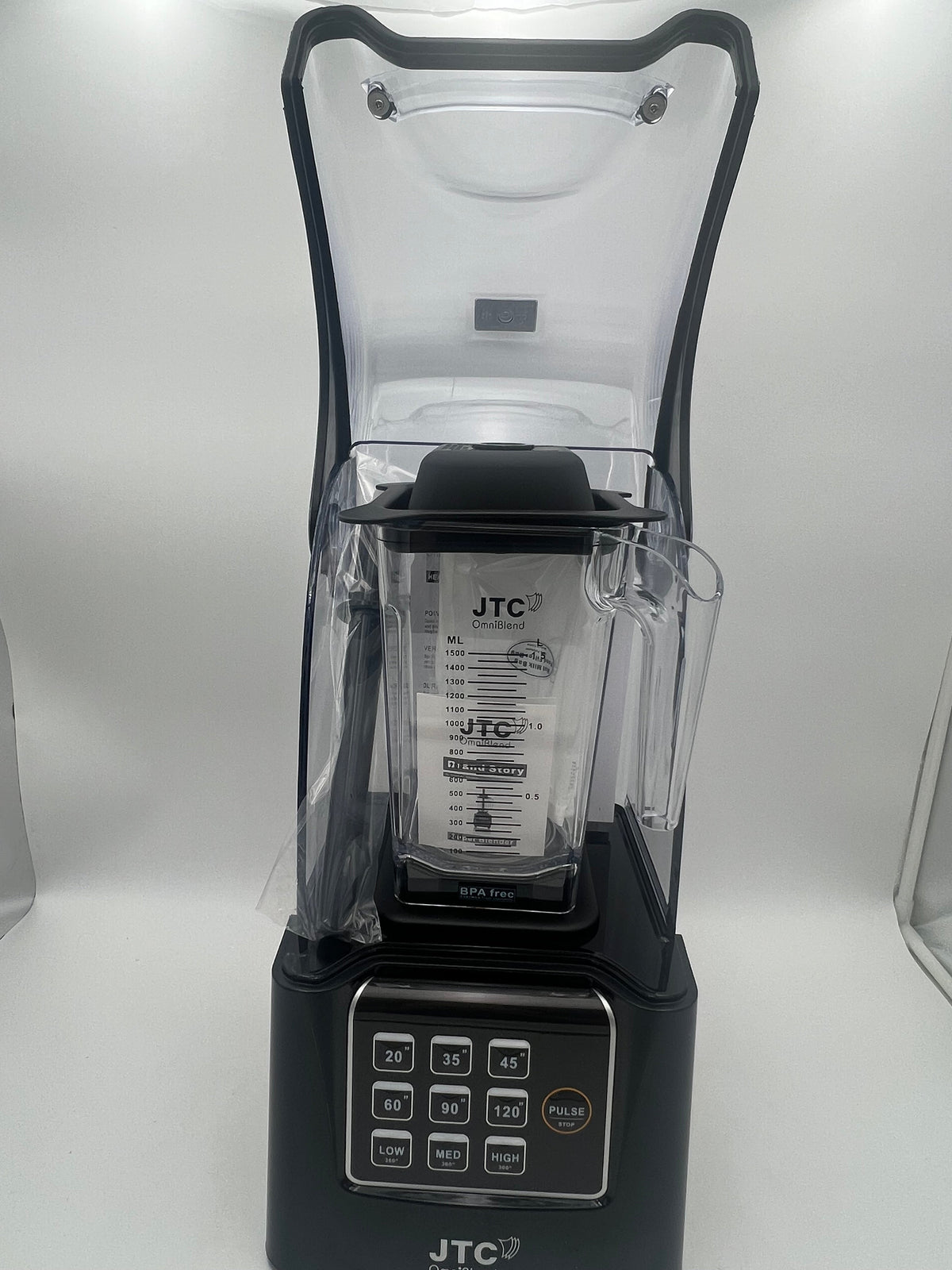 JTC OmniBlend 890Q Omni-Q7 Integrated Quiet Commercial Blender 1.5 Litre D Jug Set