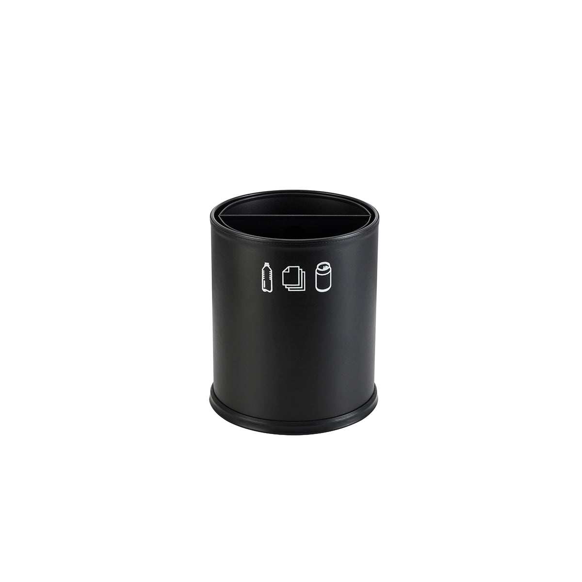 Noble & Price Round Recycle Waste Bin 3lx 2 Bk,