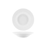 Pasta Bowl-230mm Wide Rim White