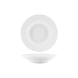 Pasta Bowl-230mm Wide Rim White