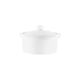 Vitroceram Casserole-Round With Cover 1.0L White