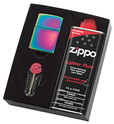 Zippo Spectrum Lighter with Fluid and Flints - 90151gp
