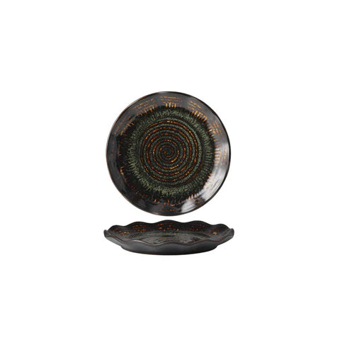 Tablekraft Fusion Plate 205x28mm Patina (Sold in sets of 6)