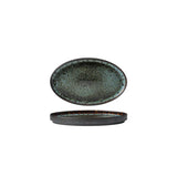 Tablekraft Fusion Oval Plate 264x164x26mm Patina (Sold in sets of 4)