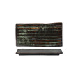 902239 - TABLEKRAFT FUSION SUSHI PLATE 282x150x20mm PATINA (Sold in s