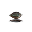 902240 - Tablekraft Fusion Leaf Plate 220x117x33mm Patina (Sold in sets of 6)