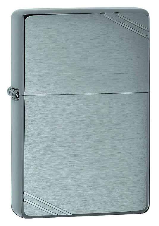 Zippo Vintage Brushed Finish Chrome - 90230