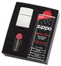 Zippo High Polished Chrome Lighter with Fluid and Flints - 90250gp