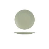 9029570 - Round Coupe Ribbed Plate -PEARL PISTACHIO (Sold in sets of 6