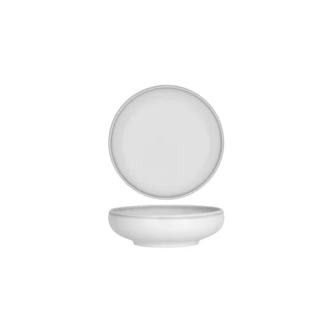 TABLEKRAFT BISTRO ROUND DEEP COUPE BOWL 185mm FROSTED STEEL (Sold in sets of 4)