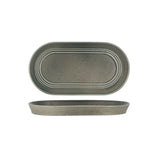Tablekraft Urban Loft Oval Platter 305x165x30mm Frost Grey (Sold in sets of 3)