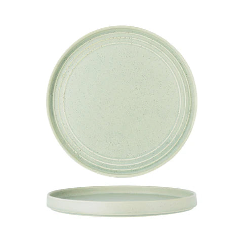 TABLEKRAFT URBAN LOFT ROUND SERVE PLATTER 320x30mm PISTACHIO (Sold in sets of 2)