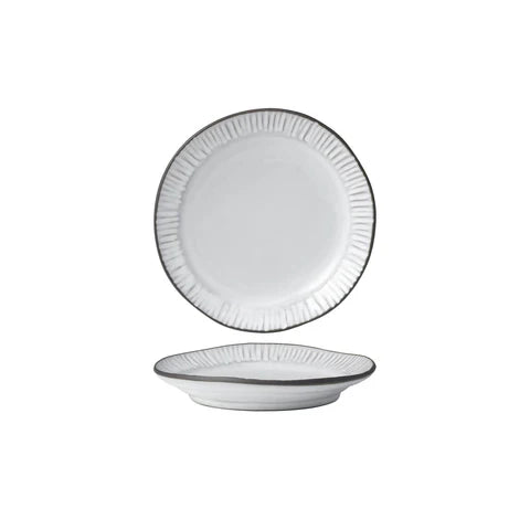 Tablekraft Linea Organics Plate White (Sold in sets of 5)