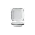 907570 - Tablekraft Linea Organics Square Plate 180x40mm White (Sold in sets of 5)