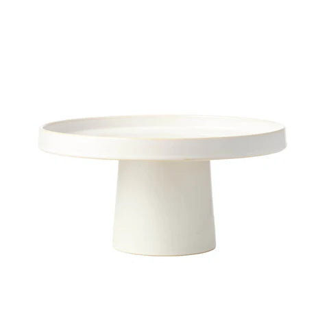 Tablekraft Urban Serve Pedestal Plate White