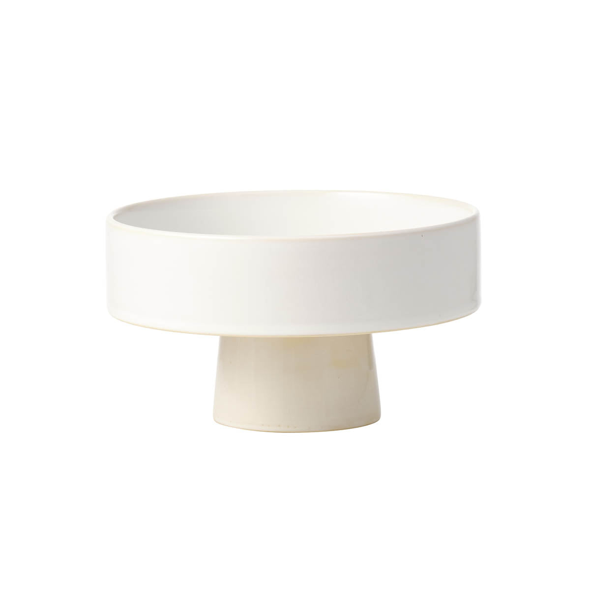 Tablekraft Urban Serve Pedestal Deep Plate White