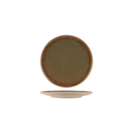 908908 - TABLEKRAFT SOHO ROUND PLATE 200x10mm BURNT SIENNA (Sold in s