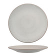 9099173 - Round Coupe Ribbed Plate-310mm Ø MINERAL (Sold in sets of 3)