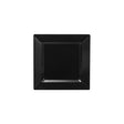 91000-BK - Ryner Melamine Ryner Glass Square Platter - 255X255Mm (Set of 6)
