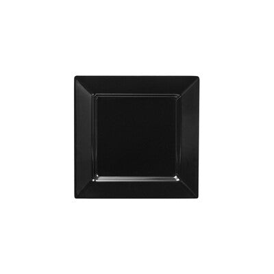 91000-BK - Ryner Melamine Ryner Glass Square Platter - 255X255Mm (Set of 6)