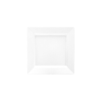 91000-BK - Ryner Melamine Ryner Glass Square Platter - 255X255Mm (Set of 6)