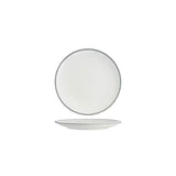 91012-GY - Tablekraft Core Round Plate Coupe Shape (Set of 6)