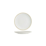 91012-GY - Tablekraft Core Round Plate Coupe Shape (Set of 6)