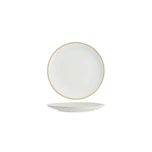 91012-GY - Tablekraft Core Round Plate Coupe Shape (Set of 6)