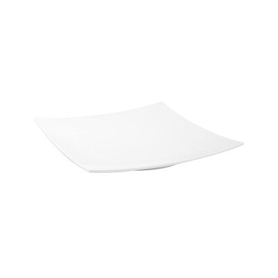 91012-W - Ryner Melamine Ryner Glass Curved Platter - 300X300Mm (Sold 
