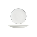 91012-GY - Tablekraft Core Round Plate Coupe Shape (Set of 6)