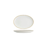 91020-GY - Tablekraft Core Platter - Oval Coupe (Set of 6)