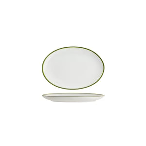 91020-GY - Tablekraft Core Platter - Oval Coupe (Set of 6)