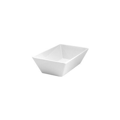 91070-W - Ryner Melamine Ryner Glass Rectangular Deep Dish - 250X150X70Mm (Set of 6)