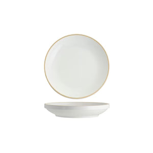 91083-GY - Tablekraft Core Round Bowl Walled Lip 230x43mm (Sets of 4)