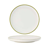 91086-GY - Tablekfraft Core Round Plate Walled Lip 200x23mm (Box of 4)