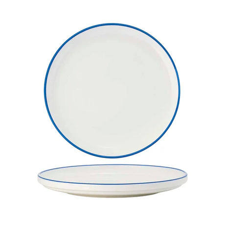 91086-GY - Tablekfraft Core Round Plate Walled Lip 200x23mm (Box of 4)