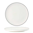 91087-GY - Tablekraft Core Round Plate Walled Lip 270x26mm (Box of 3)