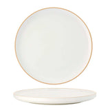 91087-GY - Tablekraft Core Round Plate Walled Lip 270x26mm (Box of 3)
