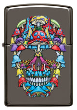 Zippo Black Ice Coloured Skull - 91135