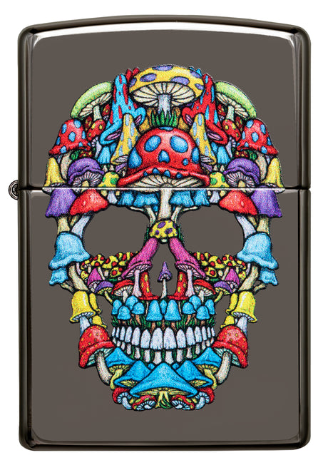 Zippo Black Ice Coloured Skull - 91135